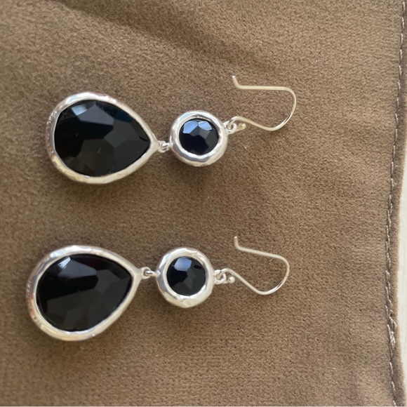 Authentic Ippolita onyx earrings - Picture 8 of 10